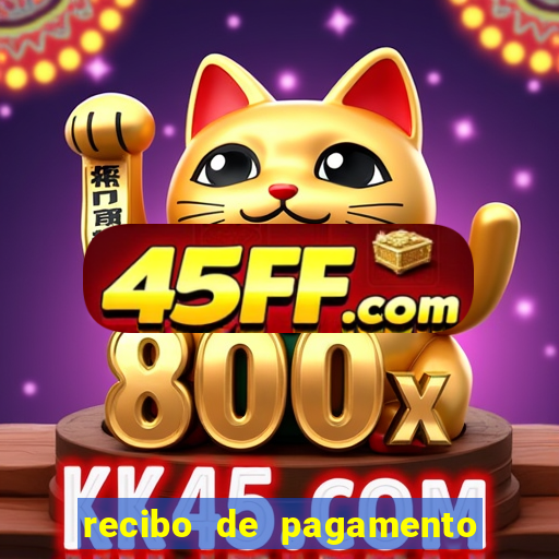 recibo de pagamento em word
